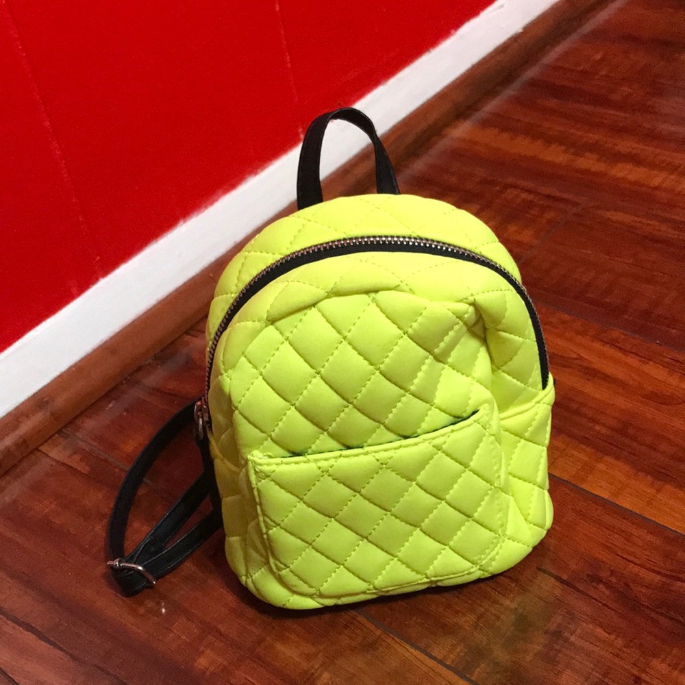 Neon mini backpack
